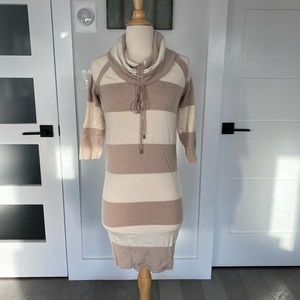 Karen Millen Striped Knit Sweater Dress